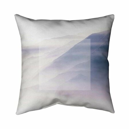 BEGIN HOME DECOR 20 x 20 in. Mist-Double Sided Print Indoor Pillow 5541-2020-LA176